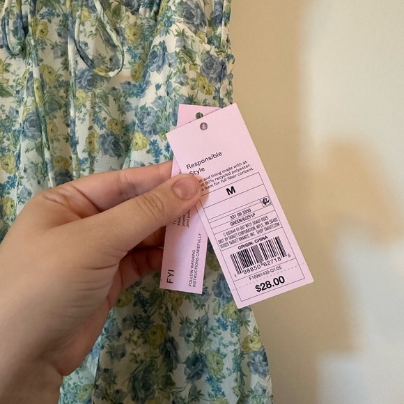 Wild Fable Floral Ruffle Dress Size Medium NWT ✨ - Picture 7 of 7